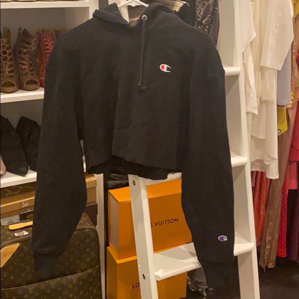 Cut off champion sweater shirt - new